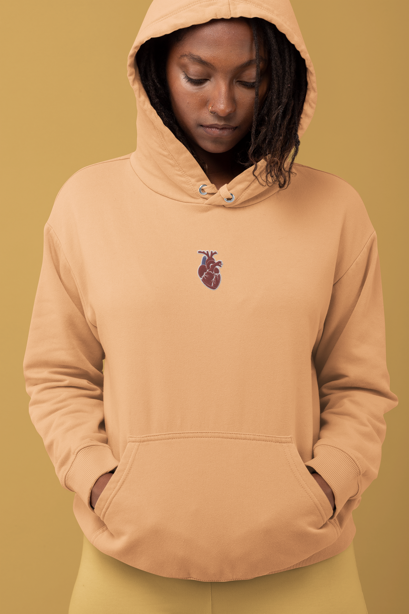 Heart X Organic Unisex Hoodie