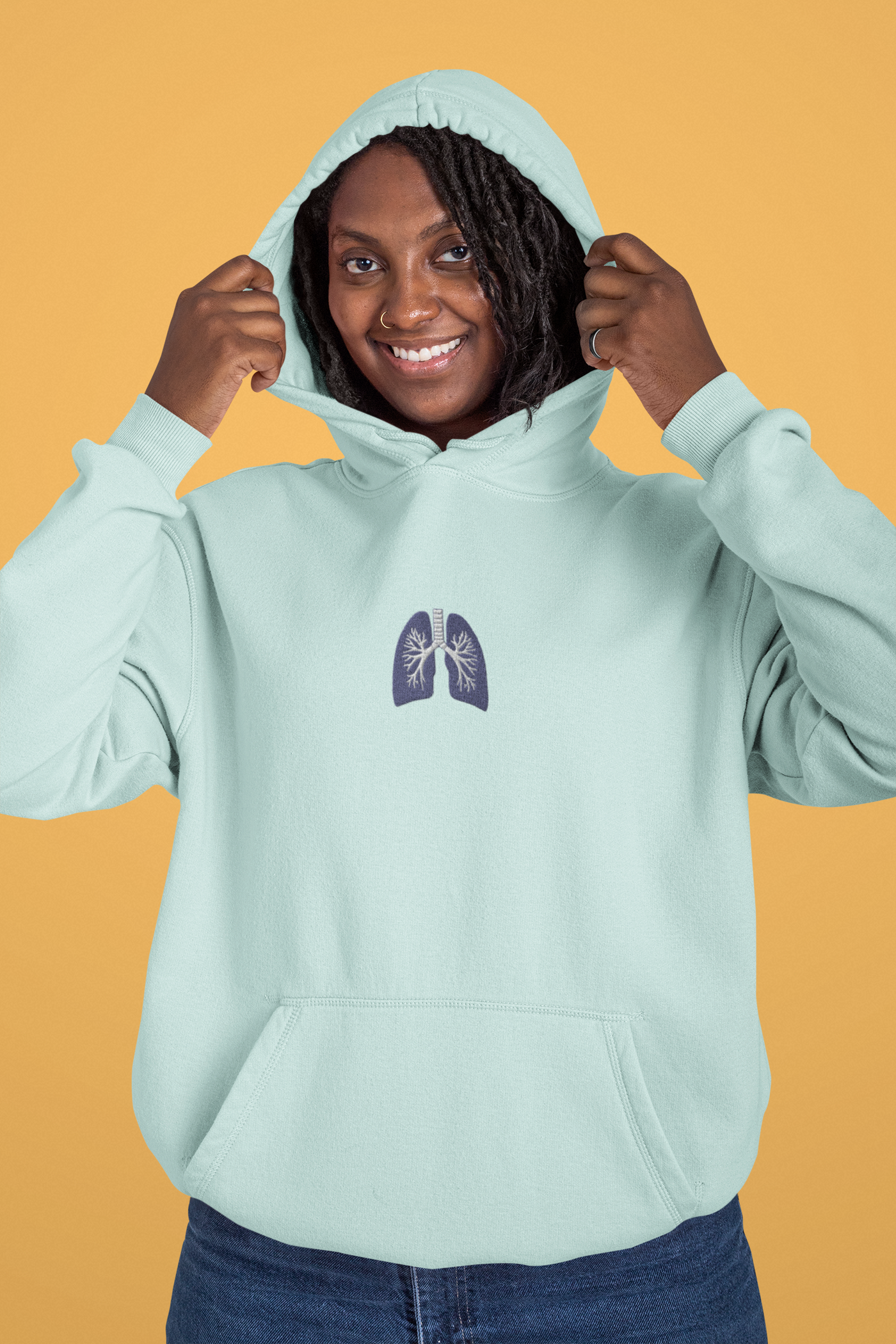 Lung X Organic Unisex Hoodie